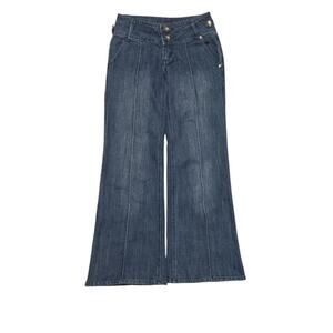 26×30 G.TTON Style by Paris Jeans – Dark Wash Y2K High-Rise Wide Leg